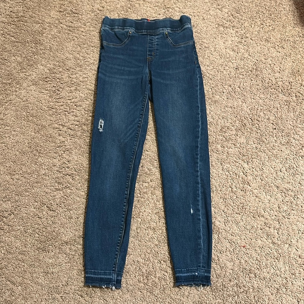 Spanx Distressed Skinny Jeans